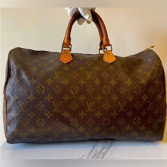 Louis Vuitton Handbags - LOUIS VUITTON Monogram Speedy 40 Handbag, Authentic, Vintage, EUC.